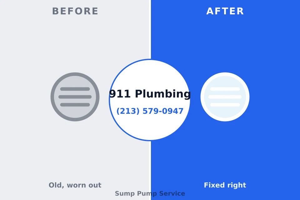 Before and after: plumbing company Goliad, TX
